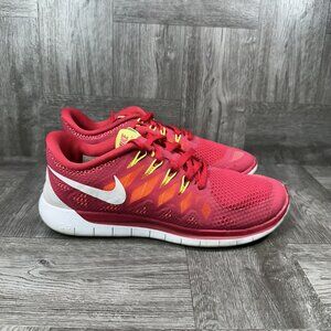 Nike Free 5.0 Women's 7.5 Pink Running Shoes 642199-601